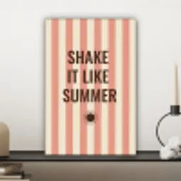 Zomer - Quote - Strepen canvas 2cm klein -sfeer6