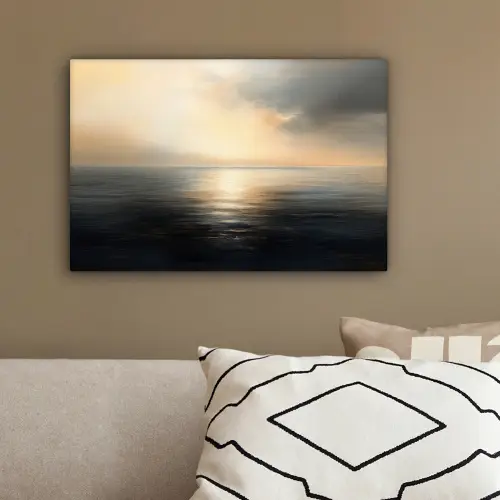 Zon - Horizon - Zee canvas 2cm klein -sfeer3