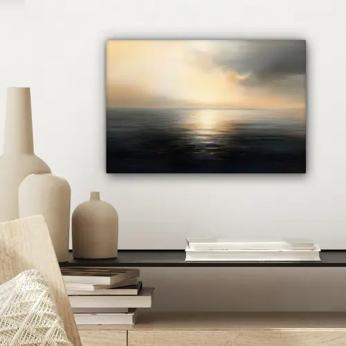 Zon - Horizon - Zee canvas 2cm klein -sfeer6