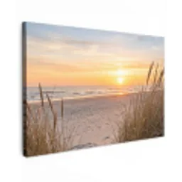 Zonsondergang - Duinen - Zee canvas 2cm klein -z3d