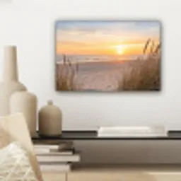 Zonsondergang - Duinen - Zee canvas 2cm klein -sfeer6