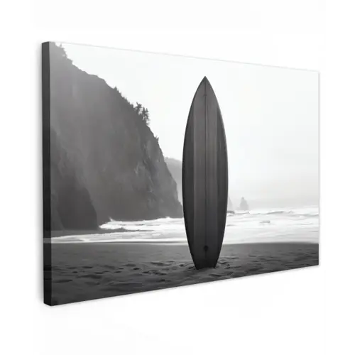 Surfplank - Zand - Zee canvas 2cm klein -z3d