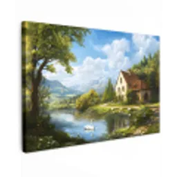 Zwaan - Bomen - Rust canvas 2cm klein -z3d