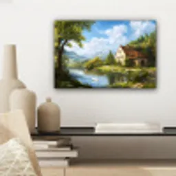 Zwaan - Bomen - Rust canvas 2cm klein -sfeer6