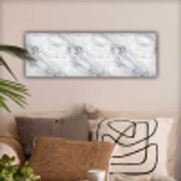 Wervelende - Grijsstructuur - Marmer - Wit canvas 2cm klein 828 -sfeer1