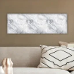 Wervelende - Grijsstructuur - Marmer - Wit canvas 2cm klein 828 -sfeer3