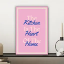 Tekst - Blauw - Keuken - Kader canvas 2cm klein -sfeer6
