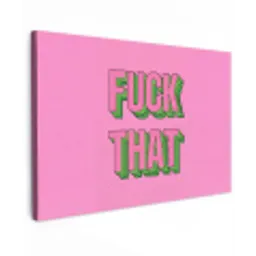 Tekst - Bold - Roze canvas 2cm klein -z3d