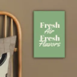 Tekst - Groen - Sierlijk - Letters canvas 2cm klein -sfeer3