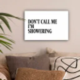 Tekst - Modern - Zwart - Wit canvas 2cm klein -sfeer1