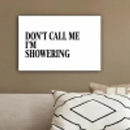 Tekst - Modern - Zwart - Wit canvas 2cm klein -sfeer3