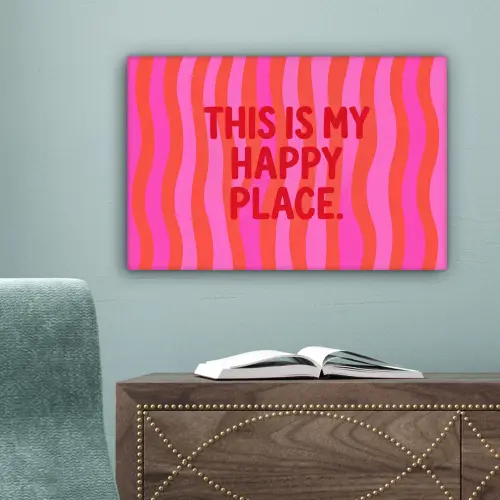 Tekst - Modern - Kleurrijk canvas 2cm klein -sfeer4