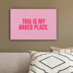 Tekst - Modern - Roze canvas 2cm klein -sfeer3