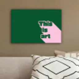 This is art - Schaduw - Roze canvas 2cm klein -sfeer3