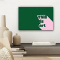 This is art - Schaduw - Roze canvas 2cm klein -sfeer6