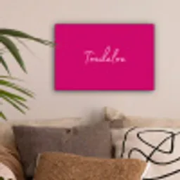 Toedeloe - Roze canvas 2cm klein -sfeer1