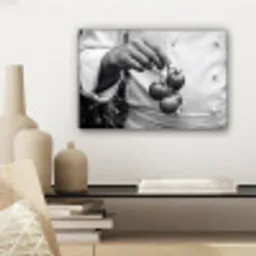 Tomaten - Chef - Zwart - Wit canvas 2cm klein -sfeer6