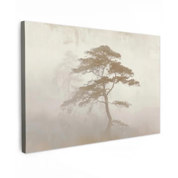 Boom - Oosterse stijl - Landschap canvas 2cm klein -z3d