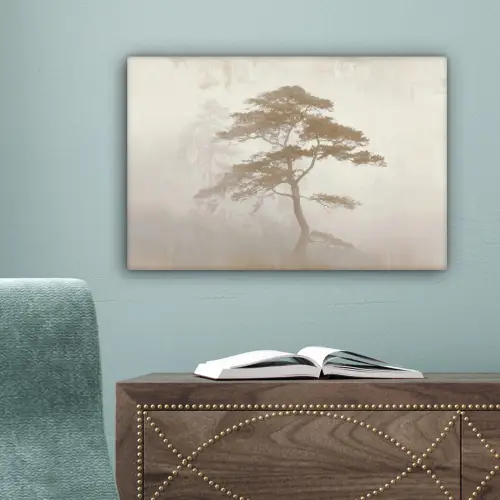 Boom - Oosterse stijl - Landschap canvas 2cm klein -sfeer4