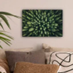 Bomen - Naaldwoud - Structuur canvas 2cm klein -sfeer1