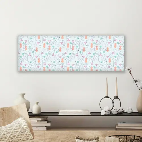 Tropisch - Vogels - Ananas canvas 2cm klein 828 -sfeer6