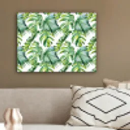 Inductie beschermer - Tropical - Bladeren - Jungle - Inductie mat canvas 2cm klein -sfeer3