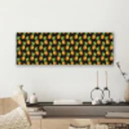Tropische - Ananas - Zwart canvas 2cm klein 828 -sfeer6