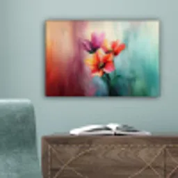 Tulpen - Lichtreflecties - Kleurverloop canvas 2cm klein -sfeer4