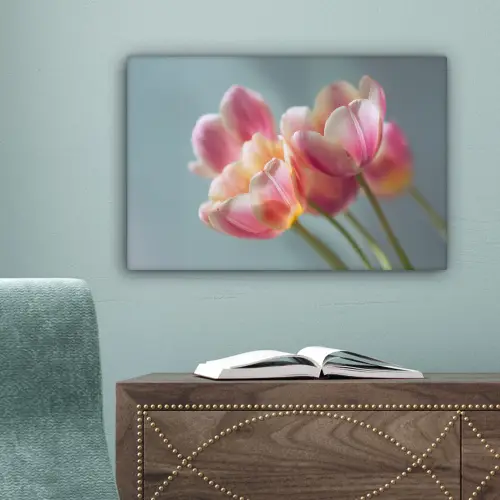 Tulpen - Roze - Stelen canvas 2cm klein -sfeer4