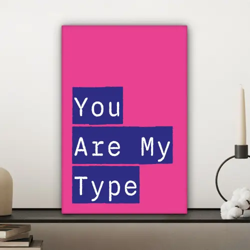 Valentijn - Tekst - Love canvas 2cm klein -sfeer6