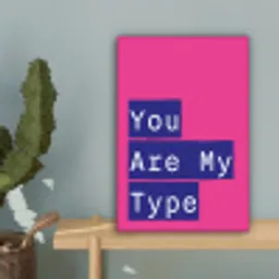 Valentijn - Tekst - Love canvas 2cm klein -sfeer4