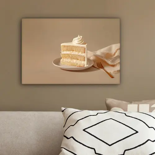 Vanilletaart - Cake - Romig canvas 2cm klein -sfeer3