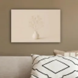 Vaas - Takken - Bloemetjes - Wit canvas 2cm klein -sfeer3