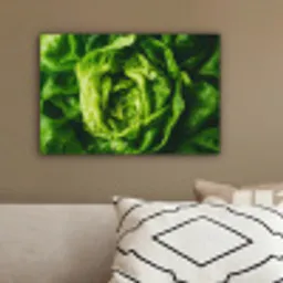 Groente - Sla - Groen canvas 2cm klein -sfeer3