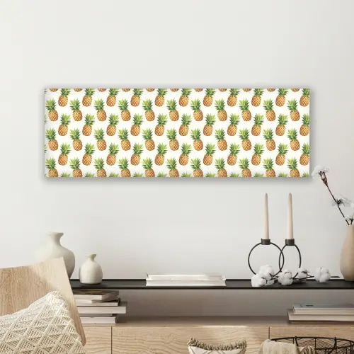 Vintage - Ananas - Blad canvas 2cm klein 828 -sfeer6
