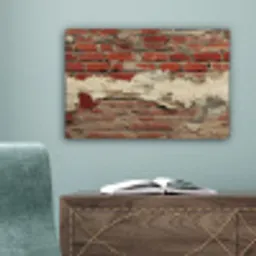 Muur - Baksteen - Verweerd canvas 2cm klein -sfeer4
