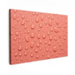 Water - Druppels - Roze canvas 2cm klein -z3d