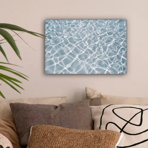 Water - Reflectie - Zonlicht canvas 2cm klein -sfeer1