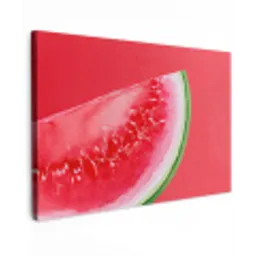 Watermeloen - Rood - Zomers canvas 2cm klein -z3d