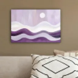 Golven - Heuvels - Abstract - Paars canvas 2cm klein -sfeer3