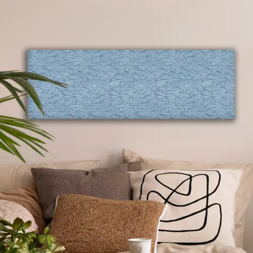 Golven - Ritmisch - Blauw canvas 2cm klein 828 -sfeer1