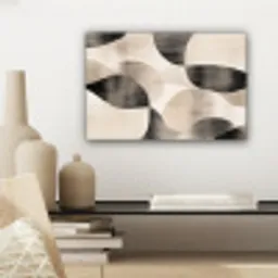 Grillige vormen - Subtiele overgangen - Dynamisch canvas 2cm klein -sfeer6