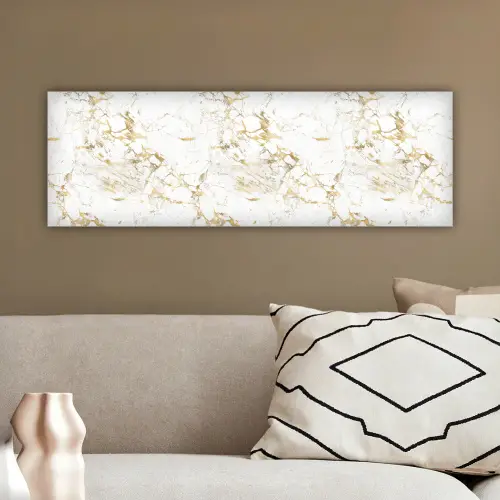 Wit - Marmer - Luxe - Goud canvas 2cm klein 828 -sfeer3