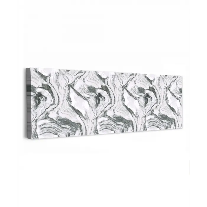 Wit - Marmer - Golvend - Grafiet canvas 2cm klein 828 -z3d