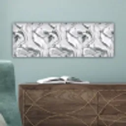 Wit - Marmer - Golvend - Grafiet canvas 2cm klein 828 -sfeer4