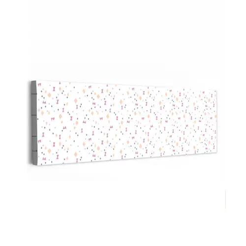 Wit - Vormen - Kleuren canvas 2cm klein 828 -z3d