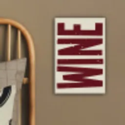 Wine - Red - Decoratie - Japandi canvas 2cm klein -sfeer3