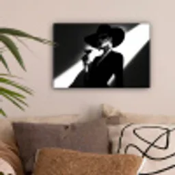 Vrouw - Wijn - Chic canvas 2cm klein -sfeer1