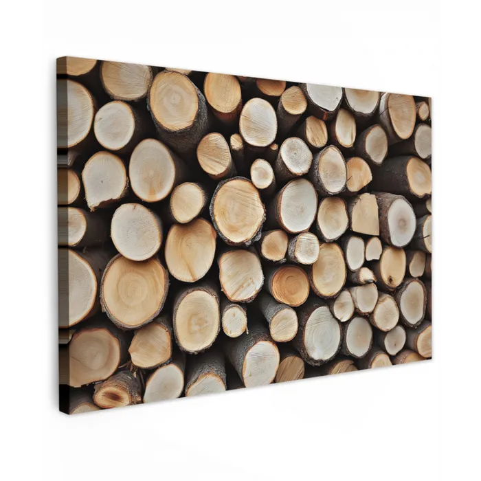 Hout - Boomstammen - Textuur canvas 2cm klein -z3d