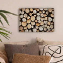 Hout - Boomstammen - Textuur canvas 2cm klein -sfeer1